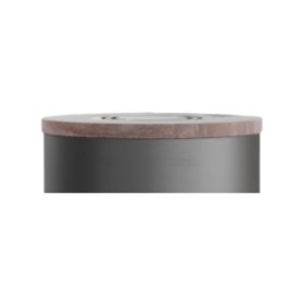 Kaminzubehör Lotus - Coffee Stone Abdeckplatte für Orbis Stahl