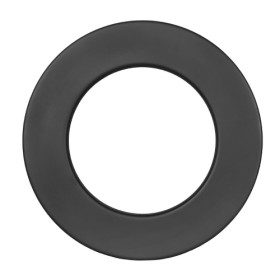 Ofenrohr - Wandrosette 55 mm - schwarz - doppelwandig - Jeremias Iso-Line