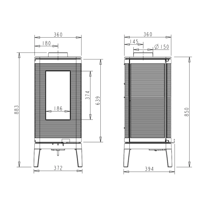 Kaminofen Invicta Iwaki 7 kW