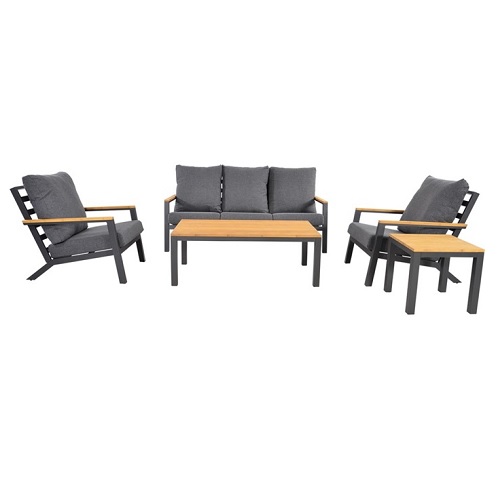 Gartenmöbel Lesli Living Lounge-Set Donnan