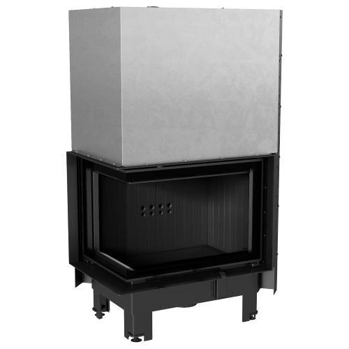 Kamineinsatz Kratki MBZ 13 kW Eckkamin Schiebetür