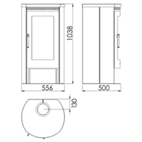 Kaminofen Panadero Baia Soap 8 kW