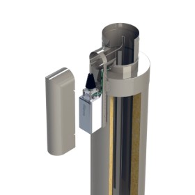 Elektrostatischer Partikelabscheider OekoSolve - OekoTube-Outside für gemauerten Schornstein