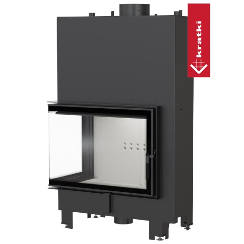 Kamineinsatz Kratki MBA PW 17 kW Eckkamin wasserführend