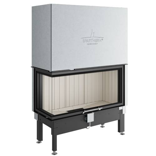 Kamineinsatz SPARTHERM Varia 2L-100h 12,3 kW Eckkamin Schiebetür