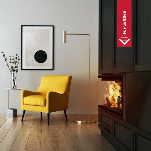 Kamineinsatz Kratki Lucy 14 Slim 10 kW Eckkamin