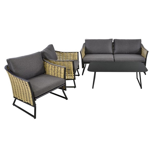 Gartenmöbel Lesli Living Lounge-Set Solamente