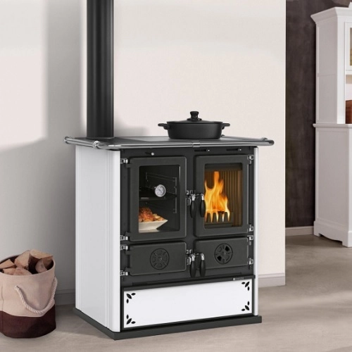 Holzherd La Nordica Rosetta Sinistra 5.0 - Steel 7,9 kW