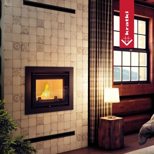 Kamineinsatz Kratki Zuzia 15 Deco 12 kW wasserführend