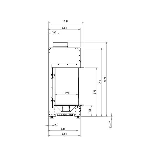 Gaskamin Schmid Ekko G L 100(34)51