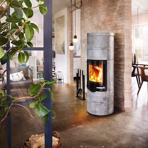 Kaminofen Skantherm Milano Stein 2.0 | 6 kW Speckstein