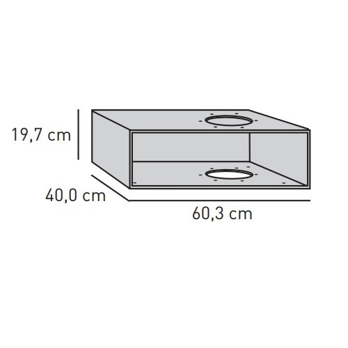 Kaminzubehör Skantherm - Basis Box rechtsseitig, Breite 60,3 cm, für Elements (2.0, 400) Kaminzubehör Skantherm - Basis Box rechtsseitig, Breite 60,3 cm, für Elements (2.0, 400)