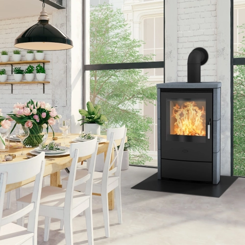 Kaminofen Fireplace Meltemi 8 kW Speckstein