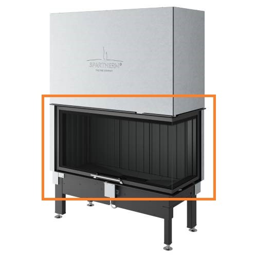 Kaminzubehör Spartherm - Satz Eboris 1300 schwarz für Varia 2R-100h