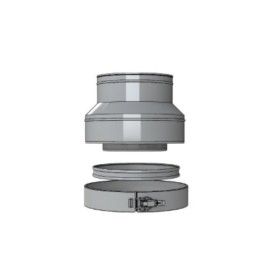 LAS-Schornstein - Reduzierstück, Ø200/130 auf Ø150/100 mm - DRU LAS ES-I 200/130