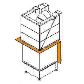 Kaminzubehör Spartherm - Blendrahmen für Arte 3RL-60h