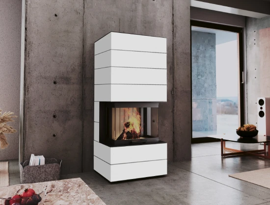 Kaminbausatz Neocube P30 Black White