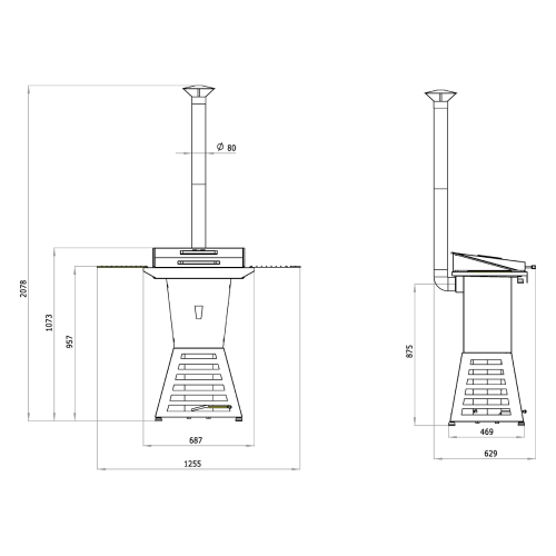 Pelletgrill Wamsler Camp