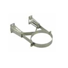 Edelstahlschornstein - Wandhalter verstellbar 90-200 mm - doppelwandig - Schiedel Metaloterm MF