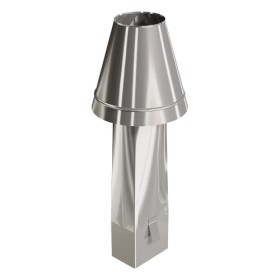 Schornsteinaufsatz einwandig - Kegel-Haube - 330 mm Höhe