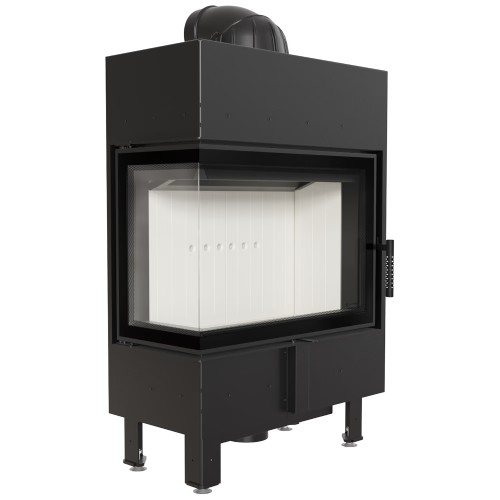 Kamineinsatz Kratki Lucy 12 Slim 8 kW Eckkamin